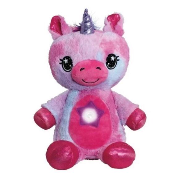 NIB Ontel Star Belly Dream Lites Stuffed Unicorn Night Light Magical Pink/Purple - Picture 4 of 9